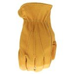 BOSS Men's Durable Leather Work Gloves - Large
