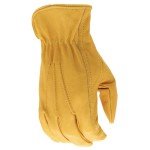 BOSS Men's Durable Leather Work Gloves - Large