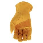 BOSS Men's Durable Leather Work Gloves - Large