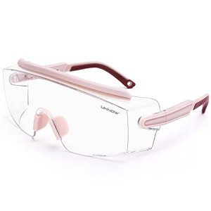 UKNOW Anti-Fog Safety Goggles for Glasses