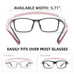 UKNOW Anti-Fog Safety Goggles for Glasses