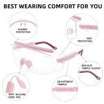 UKNOW Anti-Fog Safety Goggles for Glasses