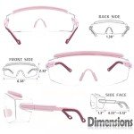 UKNOW Anti-Fog Safety Goggles for Glasses