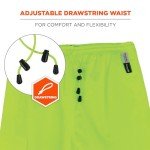 Hi-Vis Thermal Pants for Men, Lime, Large
