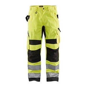 Hi-Vis Yellow/Black Rip Stop Pants for Men
