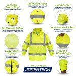 High Visibility Safety Rain Jacket and Pants Set