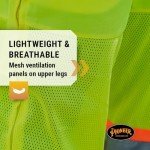 Hi-Vis Lightweight Traffic Safety Work Pants - Yellow/Green