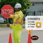 Hi-Vis Lightweight Traffic Safety Work Pants - Yellow/Green