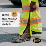 Hi-Vis Lightweight Traffic Safety Work Pants - Yellow/Green