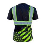 Hi Vis Stealth Work Shirt - 3X Black T-Shirt