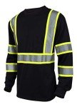 Hi-Vis Reflective Long Sleeve Safety Shirt, 2XL