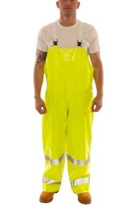 High-Visibility Bib Overall in Hi-Vis Yellow