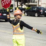 Hi-Vis Green Bib Work Pants with Ventilation