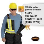 Men's Hi-Vis Insulated Waterproof Bib Overalls