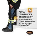 Men's Hi-Vis Insulated Waterproof Bib Overalls