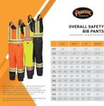Men's Hi-Vis Insulated Waterproof Bib Overalls