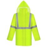 High-Visibility Waterproof Rain Jacket for Men/Women