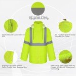 High-Visibility Waterproof Rain Jacket for Men/Women