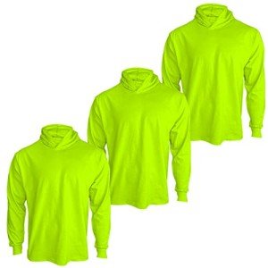 Men's High Visibility Safety Shirts - Yellow (3 Pack)