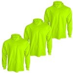 Men's High Visibility Safety Shirts - Yellow (3 Pack)