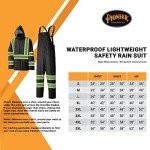 Hi-Vis Waterproof Safety Rain Suit for All