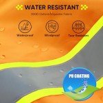 TICONN Hi-Vis Waterproof Safety Rain Jacket