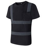 Hi-Vis Reflective Safety T-Shirts - 3 Pack