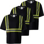 High-Visibility Reflective Safety T-Shirt 3-Pack