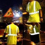 Hi-Vis Reflective Safety Shirts for Men – 3/5 Pack