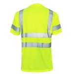 L&M ANSI Class 3 Hi-Vis Lime T-Shirt 2XL