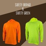 Men's High Visibility Safety Shirts - Yellow (3 Pack)