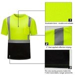 Hi-Vis Quick-Dry Safety Shirts with Reflective Strips