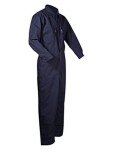 Flame Resistant Coveralls, Navy, Small Size