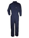 Flame Resistant Coveralls, Navy, Small Size