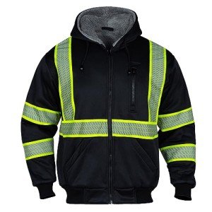 Hi-Vis Reflective ANSI Class 3 Men's Hoodie
