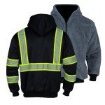 Hi-Vis Reflective ANSI Class 3 Men's Hoodie
