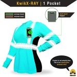 Women's Long Sleeve Hi-Vis Safety Shirt - Yellow XL
