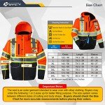 Hi-Vis Waterproof Reflective Winter Bomber Jacket