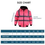 High Visibility Waterproof Reflective Jacket for Women
