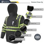 Hi-Vis Winter Safety Bomber Jacket for All