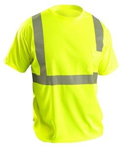 High Visibility Short Sleeve Wicking T-Shirt, 2X-Large