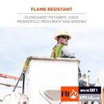 Ergodyne Class 2 FR Modacrylic Safety Vest, Lime