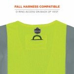 Ergodyne Class 2 FR Modacrylic Safety Vest, Lime