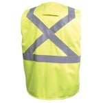 Hi-Vis Class 2 FR Cotton Safety Vest - Large