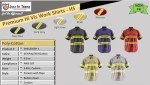 High Visibility Reflective Safety Work Shirt - X-Large