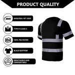 Hi Vis Reflective Safety T-Shirt for Men