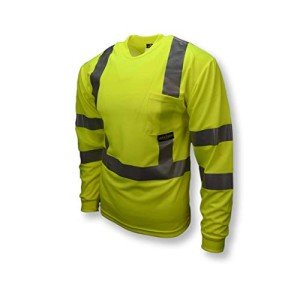 Radians Class 3 Moisture-Wicking Safety T-Shirt, Green