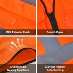 High Visibility Safety Vest with Pockets - Medium