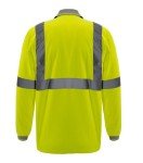 Hi-Vis Yellow Long Sleeve Reflective Safety Shirt