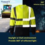 Men's High Visibility Reflective Safety T-Shirts - 3-Pack